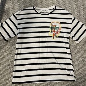 Zara Stripe Shirt with Patch